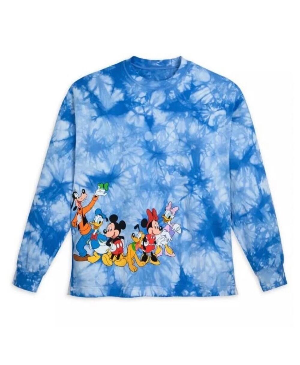 Disneyland Resort Long Sleeve Tie Dye Graphic Celebration Shirt Women's Large